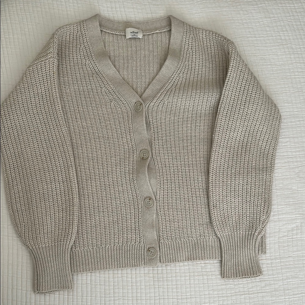 Aritzia Wilfred Merino Wool Cardigan